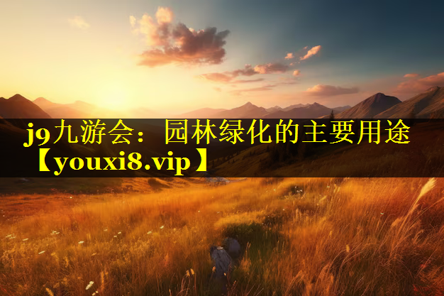 园林绿化的主要用途